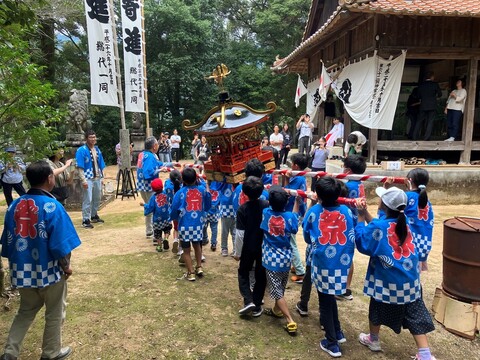 秋祭り子ども神輿